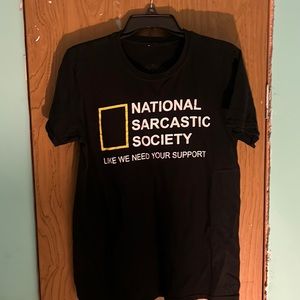 National Sarcastic Society shirt